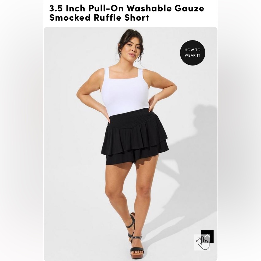 Torrid ruffle short
